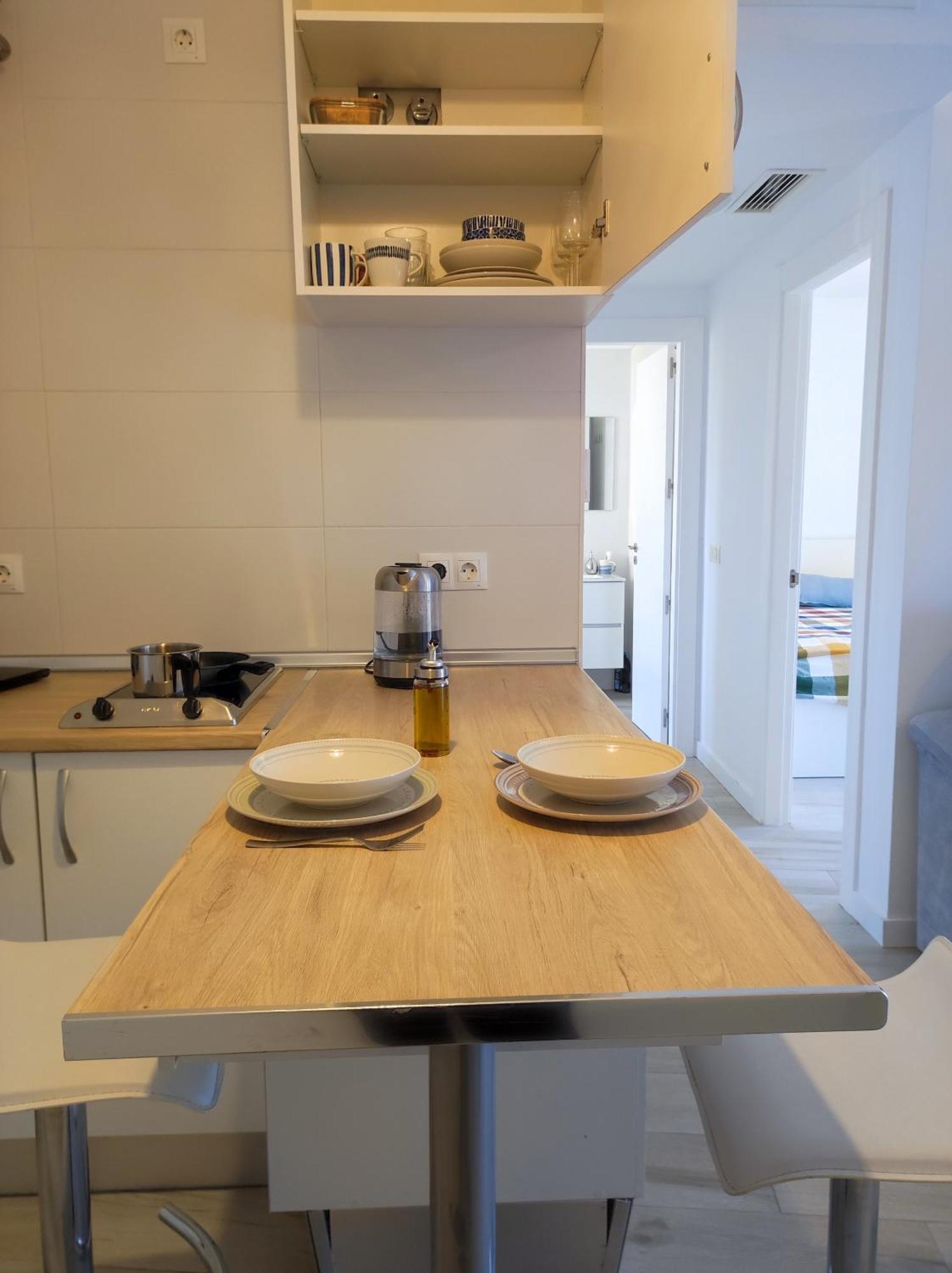 Bright Apartment In Málaga Exteriör bild