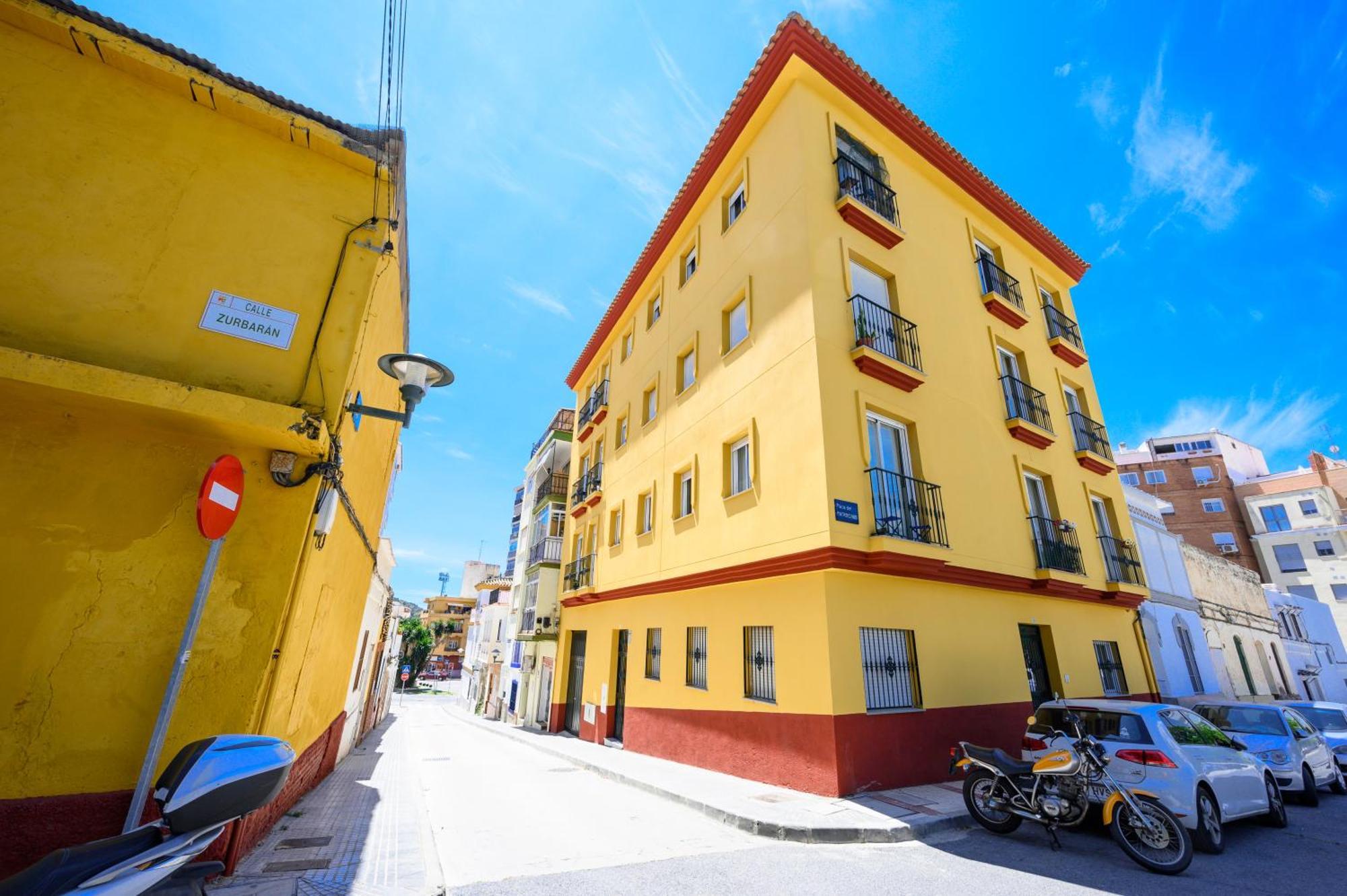 Bright Apartment In Málaga Exteriör bild
